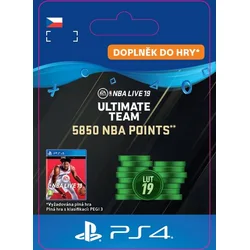 CZ PS4 - 5850 NBA Points elektronická licence