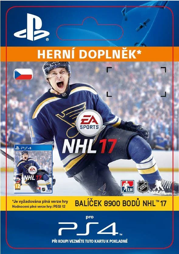 CZ PS4 - 8900 NHL 17 Points Pack elektronická licence