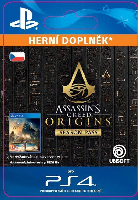 CZ PS4 - Assassin's Creed® Origins - Season Pass elektronická licence