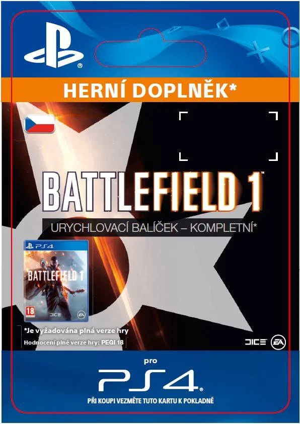 CZ PS4 - Battlefield 1 Shortcut Kit: Ultimate Bundle elektronická licence