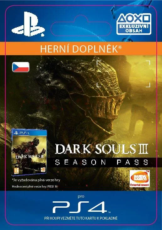 CZ PS4 - DARK SOULS III - Season Pass elektronická licence