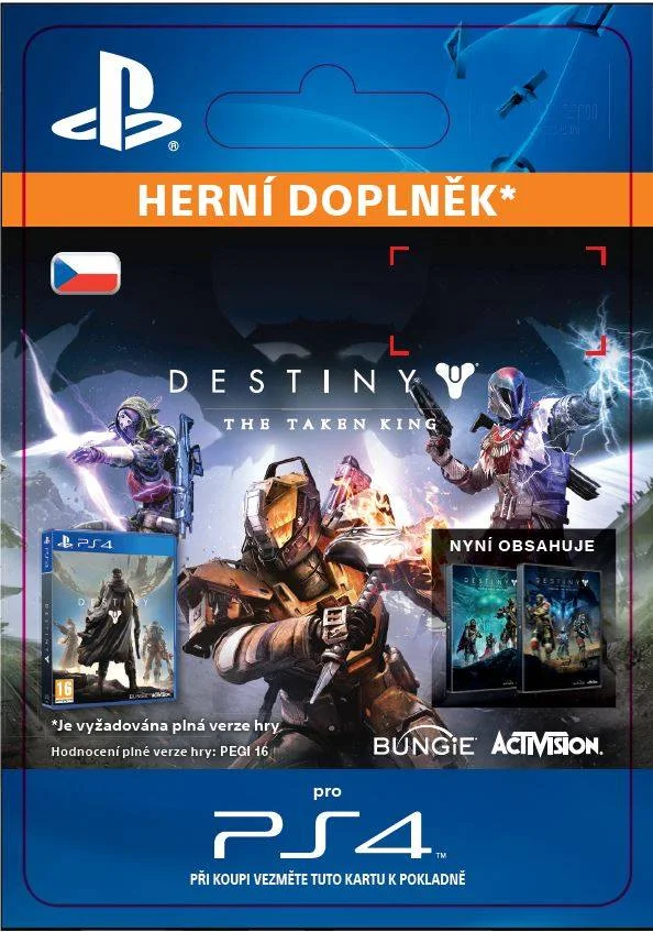 CZ PS4 - Destiny: The Taken King elektronická licence
