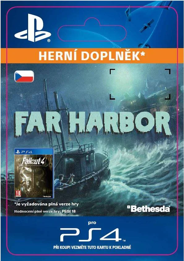 CZ PS4 - Fallout 4: Far Harbor elektronická licence