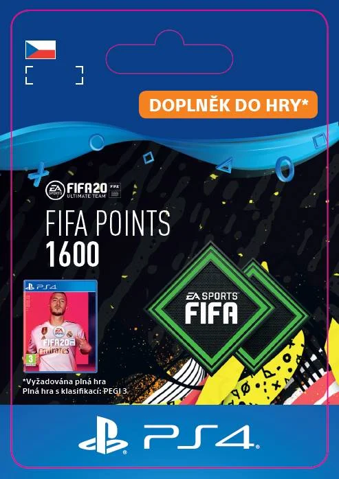 CZ PS4 - FIFA 20 Points 1600 elektronická licence