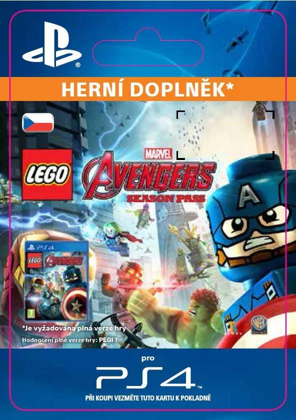 CZ PS4 - LEGO® Marvel's Avengers Season Pass elektronická licence
