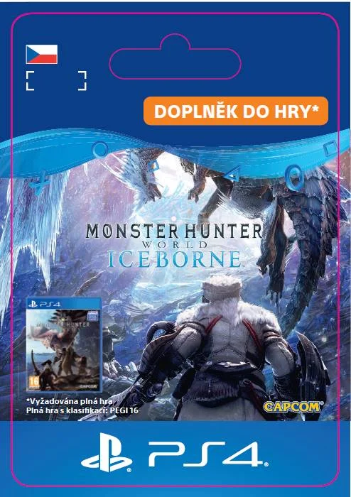 CZ PS4 - Monster Hunter World: Iceborne elektronická licence