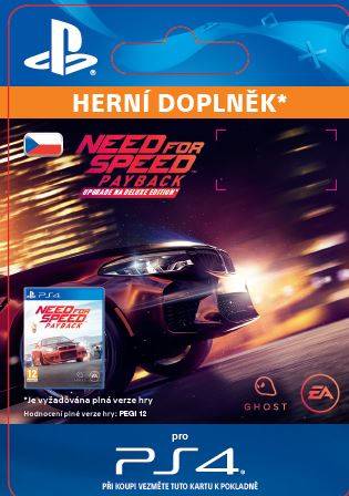 CZ PS4 - Need for Speed™ Payback - Deluxe Edition Upgrade (Av.7.11.2017) elektronická licence