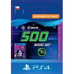 CZ PS4 - NHL 20 - 500 Points Pack elektronická licence