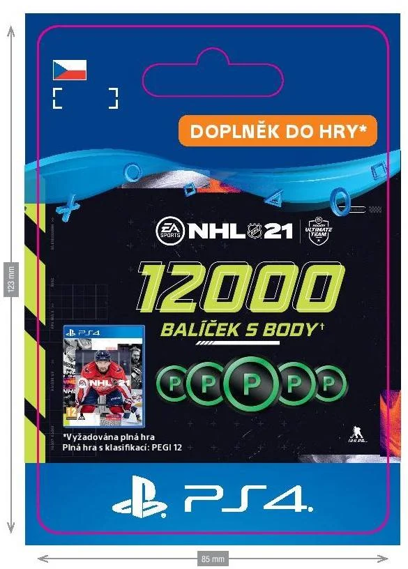 CZ PS4 - NHL 21 – 12000 Points Pack elektronická licence