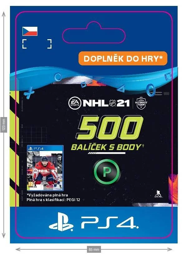 CZ PS4 - NHL 21 – 500 Points Pack elektronická licence