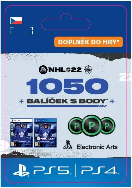 CZ PS4 - NHL® 22 1050 Points Pack elektronická licence