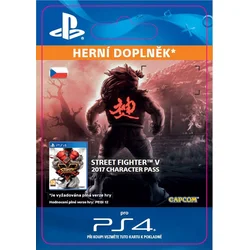 CZ PS4 -Street Fighter V - Character Pass 2017 elektronická licence