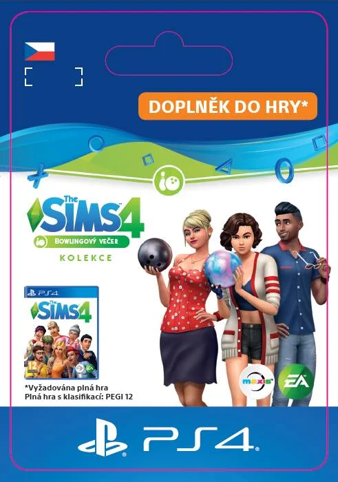CZ PS4 - The Sims™ 4 Bowling Night Stuff elektronická licence