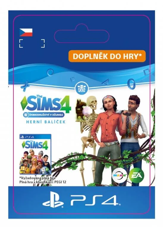 CZ PS4 - The Sims™ 4 Bundle - Seasons, Jungle adventure, Spooky staff elektronická licence