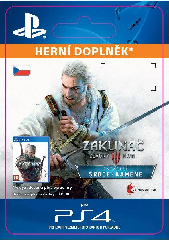 CZ PS4 - The Witcher 3: Wild Hunt €“ Hearts of Stone elektronická licence