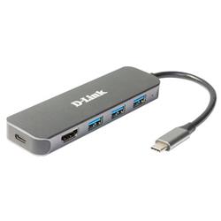 D-Link 5-in-1 USB-C Hub with HDMI/Power Delivery (DUB-2333)