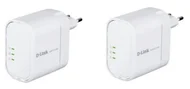 D-Link DHP-311AV PowerLine AV Mini Starter Kit, Green, 200Mbit, 1xLAN