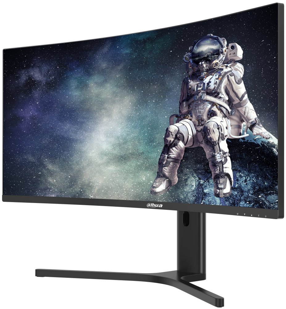DAHUA 34" LED LM34-E330CA/ herní/ VA panel/ 3440x1440 (UW-QHD)/ 3500:1/ 1ms/ 300cd/m2/ 2xHDMI/ 2xDP/ PIVOT/ VESA 100x100