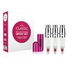 Darčeková súprava Travalo Classic HD Hot Pink (plniteľný rozprašovač parfumu 3 x 5 ml)