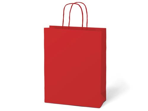 Darčeková taška T 5 kraft 260x320x100 červená