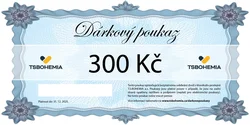 Darčekový poukaz T.S.BOHEMIA 300 CZK