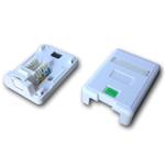 DATACOM Dátová zásuvka UTP CAT5E 1xRJ45 na omietku (prachotesná)