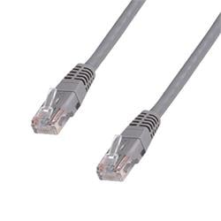 DATACOM Patch cord UTP CAT5E 10m šedý