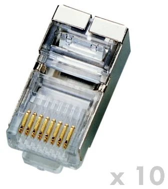 DATACOM Plug STP CAT5E 8p8c- RJ45 lanko (10ks)