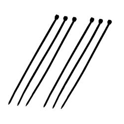 DATACOM Stahovací páska (4.8x300) černá 100ks