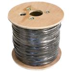 DATACOM UTP kábel CAT6 PE,Fca 500m cievka čierna OUTDOOR