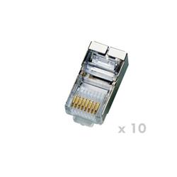 DATACOM Zástrčka STP CAT5E 8p8c- kábel RJ45 (10ks)