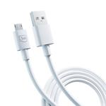 Dátový kábel 3mk – Hyper Cable A na Micro, 1,2 m, 5 V, 2,4 A, biely
