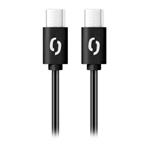 Dátový kábel ALIGATOR POWER 65W, USB-C/USB-C 3A, 2,5 m čierny