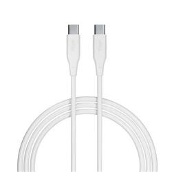 Datový kabel Allity AUC-02 USB-C/USB-C 1m 100W bílý