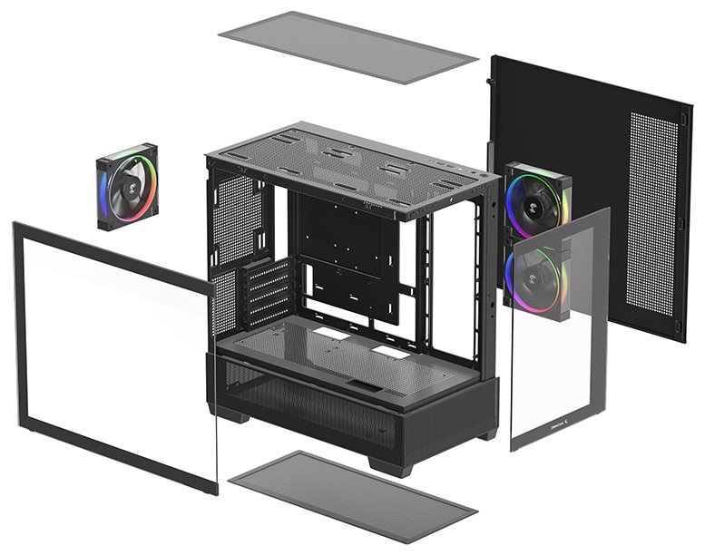 DEEPCOOL CG380 3F, černá