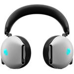 DELL AW920H/ Alienware Tri-Mode Wireless Gaming Headset/ bezdrôtová náhlavná súprava s mikrofónom/ strieborná