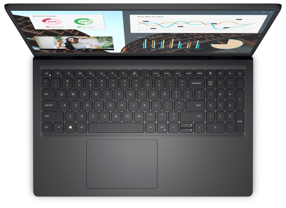 DELL Vostro 15 (3530)/ i5-1335U/ 16GB/ 512GB SSD/ 15.6" FHD/ Iris Xe/ FPR/ podsv.kl./ W11Pro/ černá/ 3Y Basic on-site