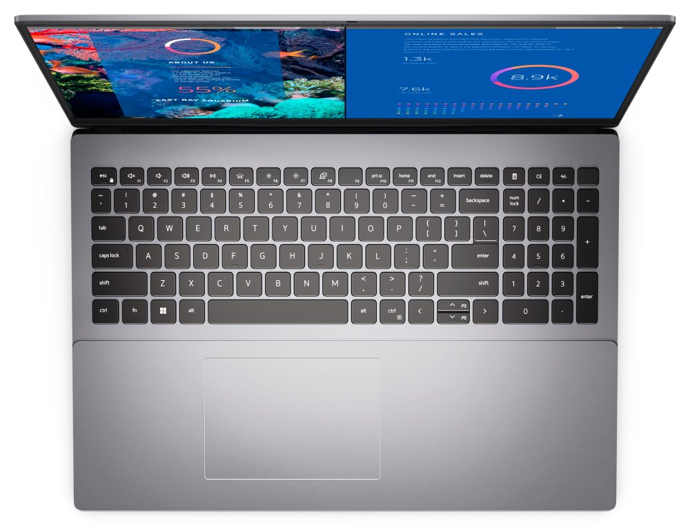 DELL Vostro 16 (5635)/ AMD Ryzen 5 7530U/ 16 GB/ 512 GB SSD/ 16" FHD+/ AMD Radeon/ FPR/ podsvietenie/ W11Pro/ 3Y Basic