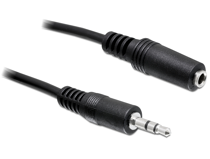 Delock Audio kábel 3,5 mm stereo jack samec/samica, 5 m (84237)