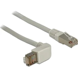 DeLock Cable RJ45 Cat.6 SSTP pravoúhlý / přímý 2m