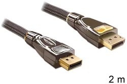 Delock Displayport kabel samec - samec 2 m PREMIUM (82771)