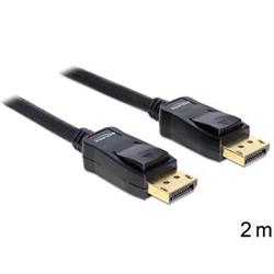 Delock kabel DisplayPort samec na Displayport samec, délka 2m (82585)