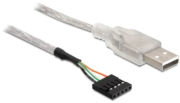 Delock kabel USB 2.0-A samec na pinový konektor (83078)