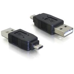 Delock microUSB samec na USB-A samec (65036 )