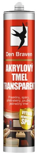 Den Braven Akrylový tmel transparentný, 280 ml