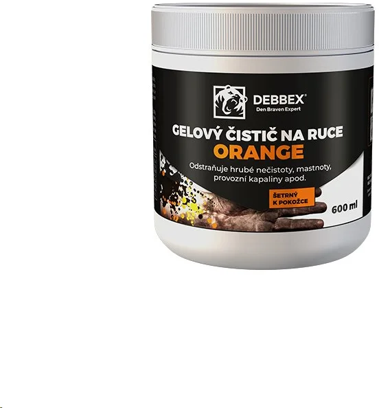 Den Braven gélový čistič rúk ORANGE 600ml