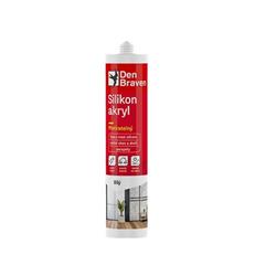 Den Braven Silikónový akryl, 280 ml, biely