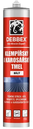 Den Braven Tmel na sanitu a karosériu, 280 ml, biely