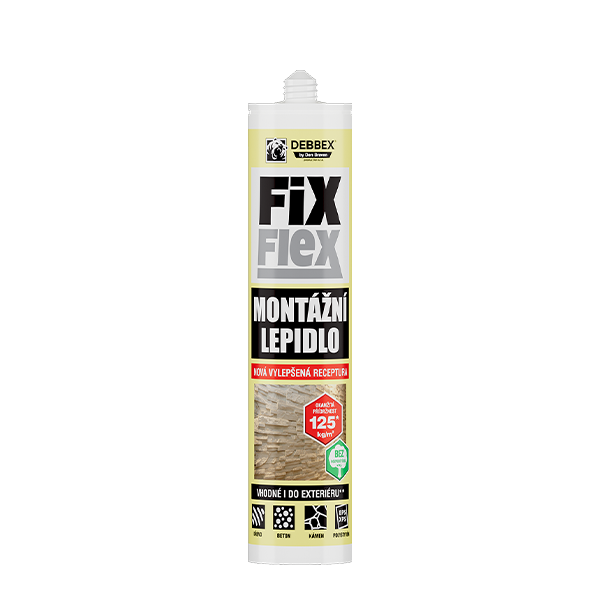 DENBRAVEN Montážne lepidlo 280 ml FIX FLEX