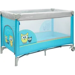 Detská cestovná postieľka Baby Mix Sova Blue